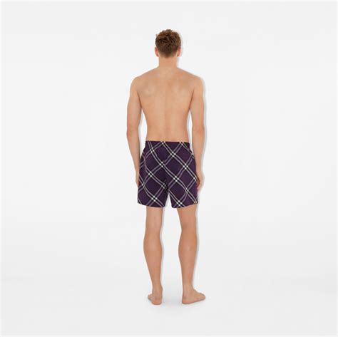 burberry badehose rot|Schwimmshorts in Check (Sand) .